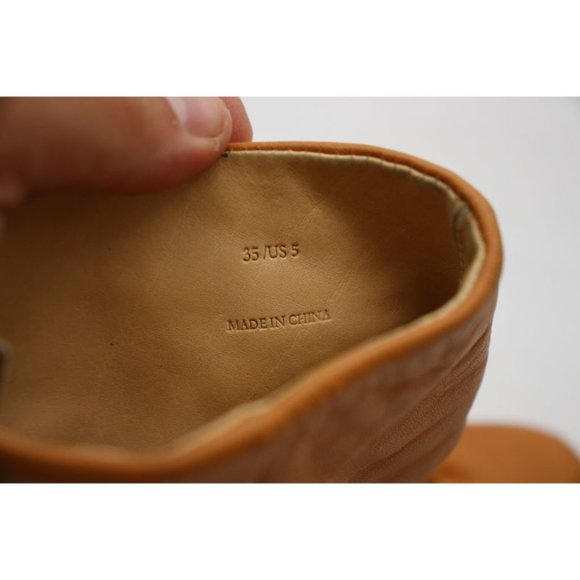 Rag & Bone New York Leather Boots Heals Brown Women's Size US 5 EU 35 - Picture 3 of 11